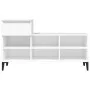 Plywood white shoe cabinet 102x36x60 cm by vidaXL, Shoe racks and shoe organizers - Ref: Foro24-821212, Price: 68,68 €, Disco...