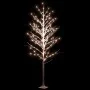 Abedul artificial blanco con 240 LEDs blanco cálido 300 cm by vidaXL, Christmas trees - Ref: Foro24-345146, Price: 96,84 €, D...