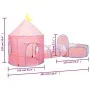 Rosa Kinderspielzelt 301x120x128 cm von vidaXL, Spielzelte und Tunnel - Ref: Foro24-93677, Preis: 65,87 €, Rabatt: %