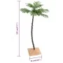 Artificial palm tree with 72 warm white LEDs 120 cm by vidaXL, Christmas trees - Ref: Foro24-345136, Price: 31,91 €, Discount: %