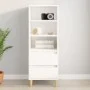 Aparador alto madera contrachapada blanco 40x36x110 cm de vidaXL, Aparadores - Ref: Foro24-821236, Precio: 74,71 €, Descuento: %