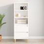 Tall white plywood sideboard 40x36x110 cm by vidaXL, Sideboards - Ref: Foro24-821236, Price: 75,65 €, Discount: %