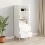 Aparador alto madera contrachapada blanco 40x36x110 cm de vidaXL, Aparadores - Ref: Foro24-821236, Precio: 74,71 €, Descuento: %