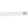 Gallinero de acero galvanizado gris 800x91x100 cm