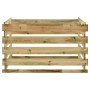Compostador con listones madera pino impregnada 120x120x70 cm