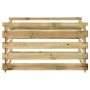 Compostador con listones madera pino impregnada 120x120x70 cm