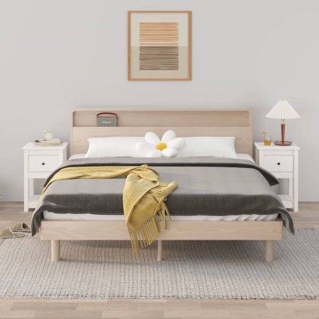 Bedside tables 2 pcs solid white pine wood 40x35x61.5 cm by vidaXL, Lockers and storage cabinets - Ref: Foro24-821732, Price:...