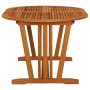 Mesa de jardín madera maciza de eucalipto 200x100x75 cm