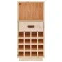 Botellero de madera maciza de pino 45x34x100 cm de vidaXL, Armarios para vino y licores - Ref: Foro24-821532, Precio: 83,16 €...