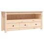 TV-Schrank aus massivem Kiefernholz 114x35x52 cm von vidaXL, TV-Möbel - Ref: Foro24-821502, Preis: 87,88 €, Rabatt: %