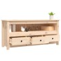 TV-Schrank aus massivem Kiefernholz 114x35x52 cm von vidaXL, TV-Möbel - Ref: Foro24-821502, Preis: 87,88 €, Rabatt: %