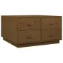 Solid honey brown pine wood coffee table 80x80x45 cm by vidaXL, Coffee table - Ref: Foro24-821520, Price: 127,69 €, Discount: %