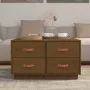 Mesa de centro madera maciza de pino marrón miel 80x80x45 cm de vidaXL, Mesas de centro - Ref: Foro24-821520, Precio: 127,69 ...