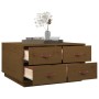 Massiver Couchtisch aus honigbraunem Kiefernholz, 80 x 80 x 45 cm von vidaXL, Couchtisch - Ref: Foro24-821520, Preis: 128,90 ...