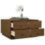 Solid honey brown pine wood coffee table 80x80x45 cm by vidaXL, Coffee table - Ref: Foro24-821520, Price: 127,69 €, Discount: %