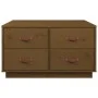Mesa de centro madera maciza de pino marrón miel 80x80x45 cm de vidaXL, Mesas de centro - Ref: Foro24-821520, Precio: 127,69 ...
