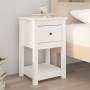 Bedside tables 2 pcs solid white pine wood 40x35x61.5 cm by vidaXL, Lockers and storage cabinets - Ref: Foro24-821732, Price:...