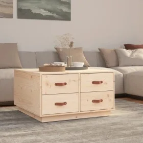 Couchtisch aus massivem Kiefernholz, 80 x 80 x 45 cm von vidaXL, Couchtisch - Ref: Foro24-821517, Preis: 133,06 €, Rabatt: %