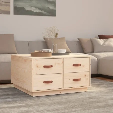 Couchtisch aus massivem Kiefernholz, 80 x 80 x 45 cm von vidaXL, Couchtisch - Ref: Foro24-821517, Preis: 133,06 €, Rabatt: %
