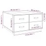 Couchtisch aus massivem Kiefernholz, 80 x 80 x 45 cm von vidaXL, Couchtisch - Ref: Foro24-821517, Preis: 133,06 €, Rabatt: %