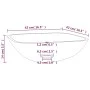 Golden glass sink 42x42x14 cm by vidaXL, Sinks - Ref: Foro24-345260, Price: 45,24 €, Discount: %