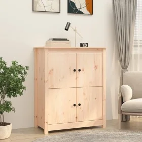 Solid pine wood sideboard 83x41.5x100 cm by vidaXL, Sideboards - Ref: Foro24-821507, Price: 119,15 €, Discount: %