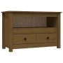 TV-Ständer Massivholz Kiefer honigbraun 79x35x52 cm von vidaXL, TV-Möbel - Ref: Foro24-821500, Preis: 89,70 €, Rabatt: %