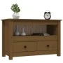 Mueble de TV madera maciza de pino marrón miel 79x35x52 cm de vidaXL, Muebles TV - Ref: Foro24-821500, Precio: 89,70 €, Descu...