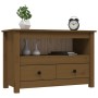 TV-Ständer Massivholz Kiefer honigbraun 79x35x52 cm von vidaXL, TV-Möbel - Ref: Foro24-821500, Preis: 90,88 €, Rabatt: %