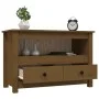 Mueble de TV madera maciza de pino marrón miel 79x35x52 cm de vidaXL, Muebles TV - Ref: Foro24-821500, Precio: 89,70 €, Descu...