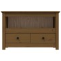 Mueble de TV madera maciza de pino marrón miel 79x35x52 cm de vidaXL, Muebles TV - Ref: Foro24-821500, Precio: 90,81 €