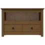 TV-Ständer Massivholz Kiefer honigbraun 79x35x52 cm von vidaXL, TV-Möbel - Ref: Foro24-821500, Preis: 89,70 €, Rabatt: %