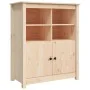 Solid pine wood sideboard 83x41.5x100 cm by vidaXL, Sideboards - Ref: Foro24-821512, Price: 112,53 €, Discount: %