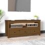 Honigbrauner TV-Schrank aus massivem Kiefernholz, 114 x 35 x 52 cm von vidaXL, TV-Möbel - Ref: Foro24-821505, Preis: 91,11 €,...