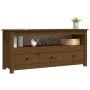 Honigbrauner TV-Schrank aus massivem Kiefernholz, 114 x 35 x 52 cm von vidaXL, TV-Möbel - Ref: Foro24-821505, Preis: 90,23 €,...