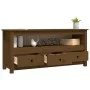 Honigbrauner TV-Schrank aus massivem Kiefernholz, 114 x 35 x 52 cm von vidaXL, TV-Möbel - Ref: Foro24-821505, Preis: 90,23 €,...