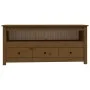 Honigbrauner TV-Schrank aus massivem Kiefernholz, 114 x 35 x 52 cm von vidaXL, TV-Möbel - Ref: Foro24-821505, Preis: 90,23 €,...