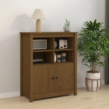 Honigbraunes Sideboard aus massivem Kiefernholz, 83 x 41,5 x 100 cm von vidaXL, Sideboards - Ref: Foro24-821515, Preis: 112,7...