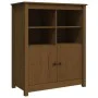 Honigbraunes Sideboard aus massivem Kiefernholz, 83 x 41,5 x 100 cm von vidaXL, Sideboards - Ref: Foro24-821515, Preis: 112,7...
