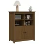 Honigbraunes Sideboard aus massivem Kiefernholz, 83 x 41,5 x 100 cm von vidaXL, Sideboards - Ref: Foro24-821515, Preis: 112,7...