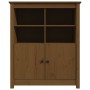 Honey brown solid pine wood sideboard 83x41.5x100 cm by vidaXL, Sideboards - Ref: Foro24-821515, Price: 113,80 €, Discount: %