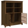 Honey brown solid pine wood sideboard 83x41.5x100 cm by vidaXL, Sideboards - Ref: Foro24-821515, Price: 113,80 €, Discount: %