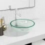 Lavabo de vidrio templado transparente 35x12 cm de vidaXL, Lavabos - Ref: Foro24-345234, Precio: 51,65 €, Descuento: %