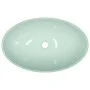 Weißes Waschbecken aus gehärtetem Glas, 54,5 x 35 x 15,5 cm von vidaXL, Sinkt - Ref: Foro24-345256, Preis: 62,10 €, Rabatt: %