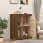 Honey brown solid pine wood sideboard 83x41.5x100 cm by vidaXL, Sideboards - Ref: Foro24-821510, Price: 109,37 €, Discount: %