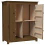 Honey brown solid pine wood sideboard 83x41.5x100 cm by vidaXL, Sideboards - Ref: Foro24-821510, Price: 109,37 €, Discount: %