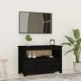 Solid black pine wood TV cabinet 79x35x52 cm by vidaXL, TV Furniture - Ref: Foro24-821501, Price: 91,21 €, Discount: %