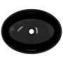 Black glass sink 50x37x14 cm by vidaXL, Sinks - Ref: Foro24-345249, Price: 64,77 €, Discount: %
