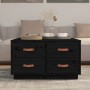 Couchtisch aus massivem Kiefernholz schwarz 80x80x45 cm von vidaXL, Couchtisch - Ref: Foro24-821521, Preis: 161,37 €, Rabatt: %