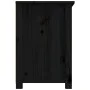 TV-Schrank aus massivem schwarzem Kiefernholz, 79 x 35 x 52 cm von vidaXL, TV-Möbel - Ref: Foro24-821501, Preis: 91,21 €, Rab...